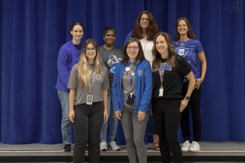 Photo of Patapsco Middle School Student Services Staff